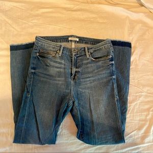 Good American GOOD LEGS CROP W/ RAW SLIT Size 10/30
